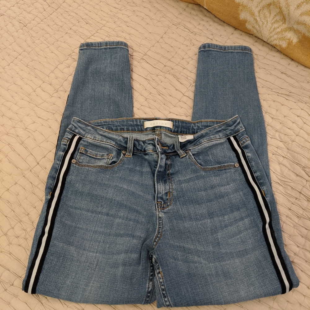 Eunina side stripe jeans